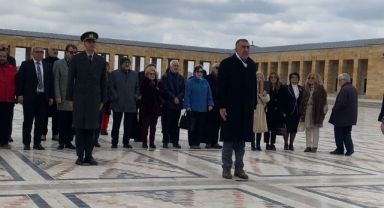 İZKON Genel Başkanı Ferhan Ademhan ve yönetimi Anıtkabir’de!