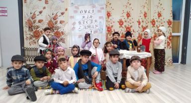 Kiraz Anaokulu minikleri yaşlılara saygı haftasında büyüklerini unutmadı