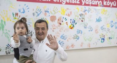 Konak Engelsiz Yaşam Köyü’nün yeni spor salonu faaliyete geçti