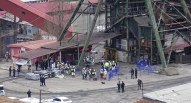 Maden ocağında kömür tozu yangını çıktı çalışmalar durdu