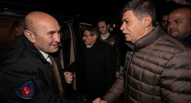 Soyer deprem ve selden etkilenen kardeş belediye Tut'u ziyaret etti