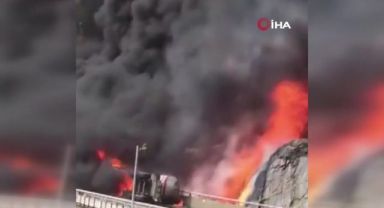 Umrecileri taşıyan otobüs alev topuna döndü: 20 ölü, 29 yaralı