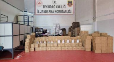 7 buçuk ton etil alkol ele geçirildi