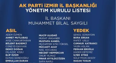 AK Parti İzmir'de yeni yönetim belli oldu