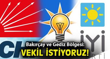 Bakırçay ve Gediz bölgesindeki Oda ve STK'lardan partilere çağrı: Bölgemizden vekil istiyoruz!