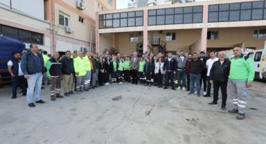 Başkan Engin belediye personelinin bayramını kutladı