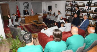 Başkan İduğ'dan geleceğin yıldızlarına nasihatler