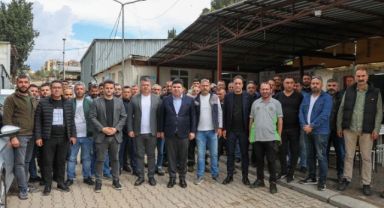 Başkan Kılıç, belediye personeli ile bayramlaştı