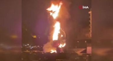 Disneyland'de alev alan mekanik ejderha paniğe yol açtı