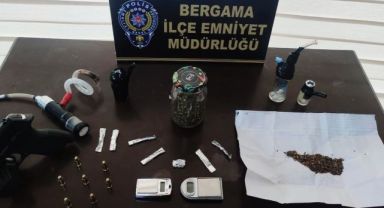 Evine operasyon düzenlenen uyuşturucu taciri tutuklandı