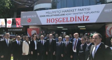 MHP İzmir'in milletvekili adayları vitrine çıktı!