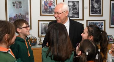 Miniklerden Başkan Selvitopu'na ziyaret