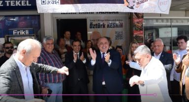 Öztürk Keskin seçim ofisi halaylarla açıldı