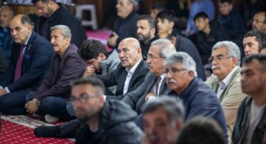 Soyer, bayramı depremzedelerle bir arada geçiriyor