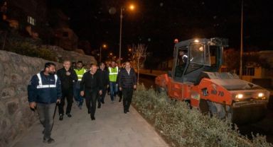 Soyer tamamlanan Gürçeşme Caddesi'ni inceledi
