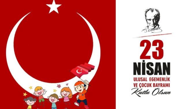 Spor camiasından 23 Nisan mesajları
