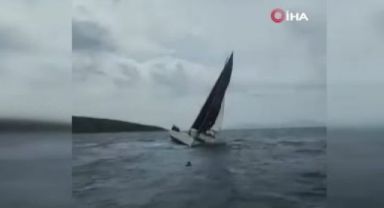 Yelken yarışlarında tekneler çarpıştı: 1 tekne battı, 7 tekne hasar aldı