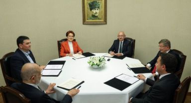 Altılı masa toplantısı ardından ortak açıklama!