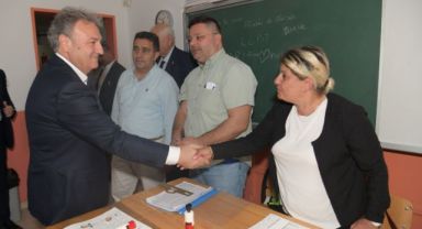 Başkan İduğ oy kullandı