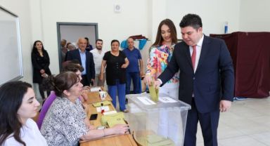 Başkan Kılıç, oyunu kullandı