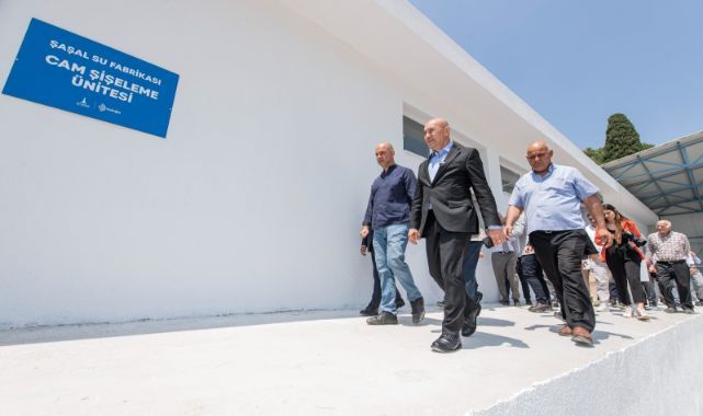 Başkan Soyer Şaşal Su Fabrikası’nı ziyaret etti