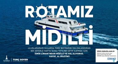 Büyükşehir'den İzmir-Midilli seferlerinde gençlere yüzde 50 indirim