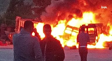 Freni patlayan kamyon asker uğurlama eğlencesini savaş alanına çevirdi: 12 ölü