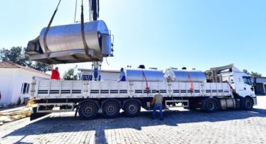 Hataylı süt üreticilerine İzmir’den tank desteği
