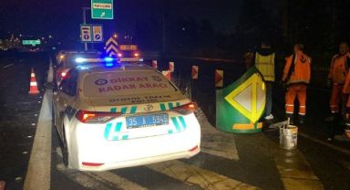 İzmir'de otomobil bariyerlere çarptı: 1 ölü