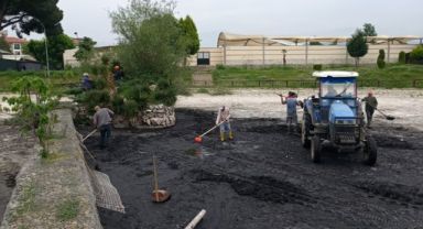 Kültürpark Gölet temizleniyor