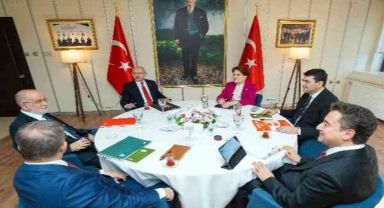 Millet İttifakı’nı oluşturan partilerin genel başkanlarının toplantısı sona erdi