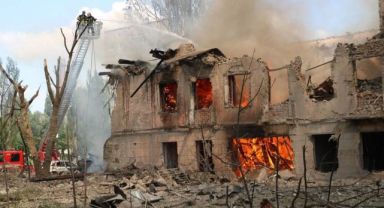 Rusya, Ukrayna'da kliniği vurdu: 1 ölü, 15 yaralı