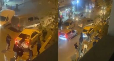 'Yol verme' kavgası, ringleri aratmadı