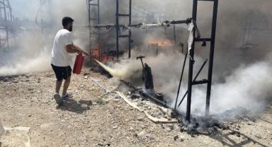 Yürekleri ağza getiren yangın!