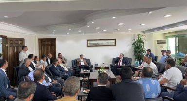 AK Partili Dağ'dan İESOB'un yeni Başkanı Ata'ya ziyaret!