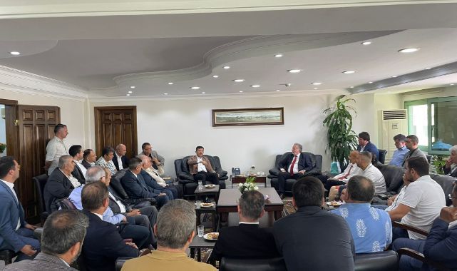 AK Partili Dağ'dan İESOB'un yeni Başkanı Ata'ya ziyaret!