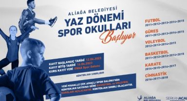 Aliağa Belediyesi yaz spor okulları için kayıtlar başlıyor