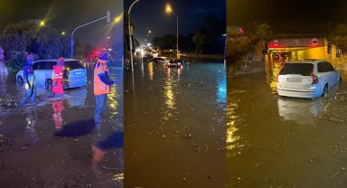 Araçlar sel sularına kapıldı… Meclis Üyesi Yaşar'ın aracı da mahsur kaldı!