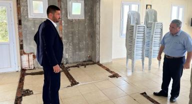 Foça Bağarası Cem Evi binası yenileniyor