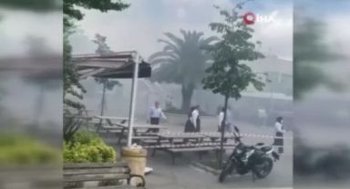 Çapa Tıp Fakültesi'nde korkutan yangın