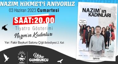 Çiğli Belediyesi Nazım Hikmet’i anacak