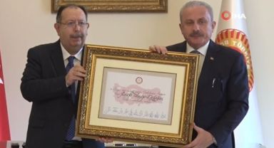 Cumhurbaşkanı Erdoğan'ın mazbatası teslim edildi
