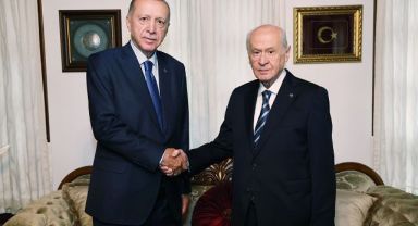 Cumhurbaşkanı Erdoğan, MHP Lideri Bahçeli'yi konutunda ziyaret etti