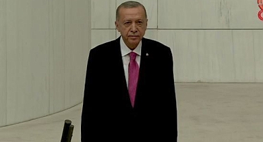Cumhurbaşkanı Erdoğan TBMM'de yemin etti