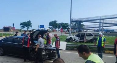 Galatasaraylı futbolcu Barış Alper Yılmaz trafik kazası geçirdi