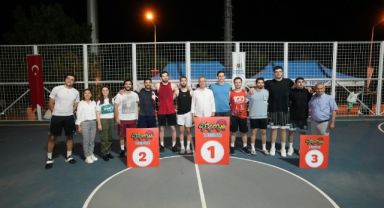 Gaziemir Streetball Turnuvası nefes kesti