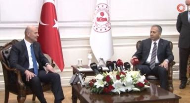 İçişleri Bakanlığı'nda devir teslim töreni
