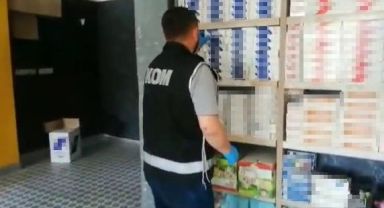 İzmir polisinden sigara kaçakçılarına operasyon: 2 tutuklama