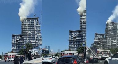 Kağıthane'de rezidansta yangın: Onlarca kişi mahsur kaldı