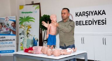 Karşıyaka'da ilk yardım kurslarına yoğun ilgi